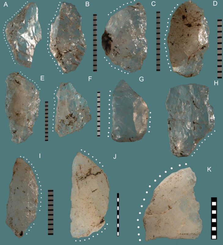 Howiesons Poort baked tools of quartz