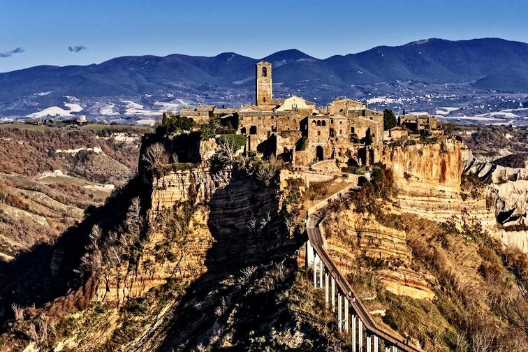 Study of now submerged migration - CivitadiBagnoregio2